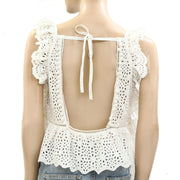 Ulla Johnson Eyelet Embroidered Blouse Top