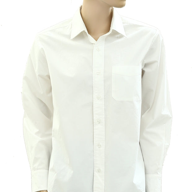 Frances Valentine Perfect White Button-Down Shirt Top