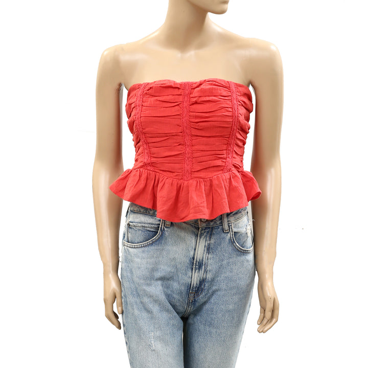Free People Free-est Fun In The Sun Tube Blouse Top