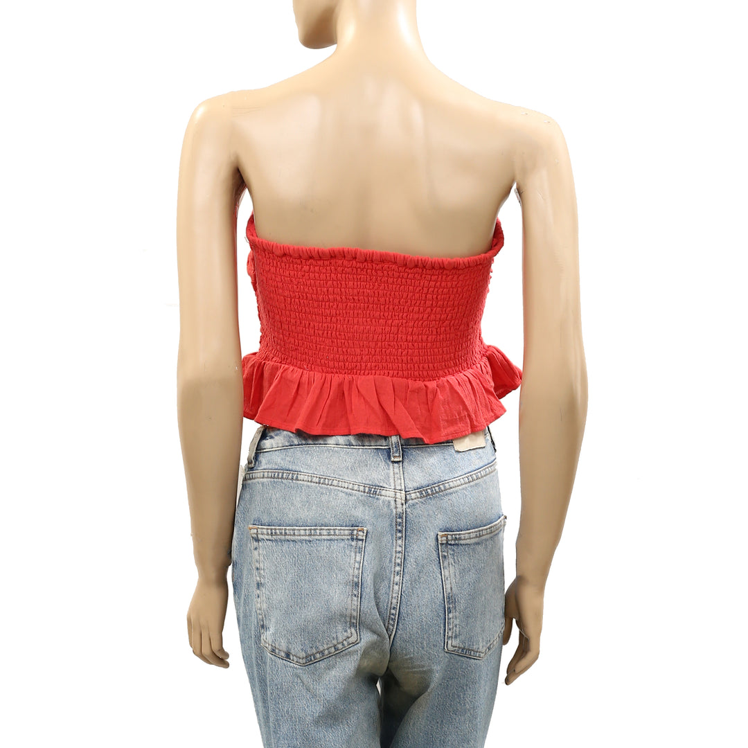 Free People Free-est Fun In The Sun Tube Blouse Top