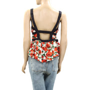 Maeve Anthropologie Ditali Open-Back Tank Top