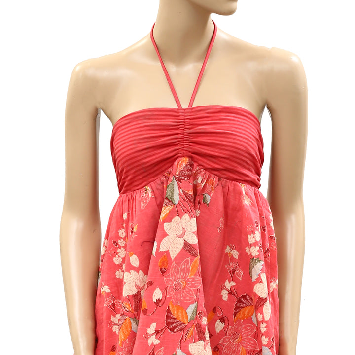 Urban Outfitters Pia Convertible Tie Bandeau Babydoll Mini Dress