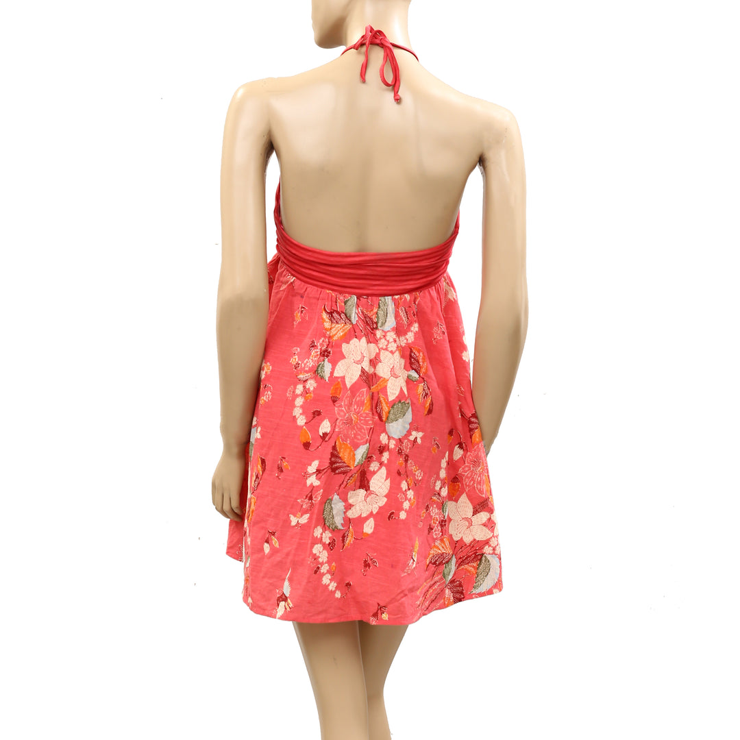 Urban Outfitters Pia Convertible Tie Bandeau Babydoll Mini Dress
