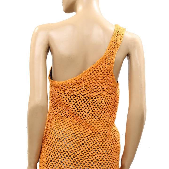 Free People FP Beach Catch Me Fauxchet Midi Dress