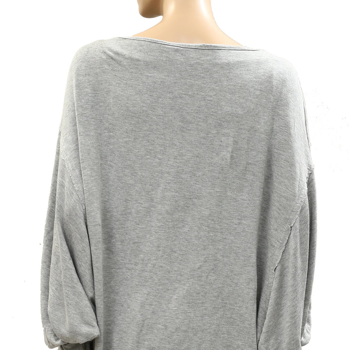 Free People Swept Up Sweatshirt Tunic Top