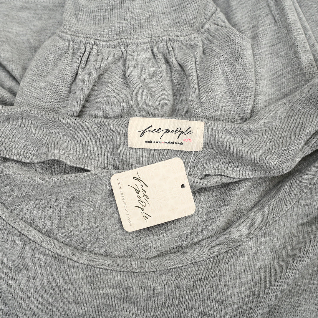 Free People Swept Up Sweatshirt Tunic Top