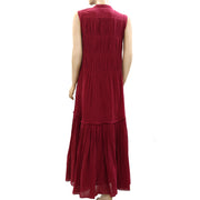 JOIE Cantralla Cotton Tiered Maxi Dress