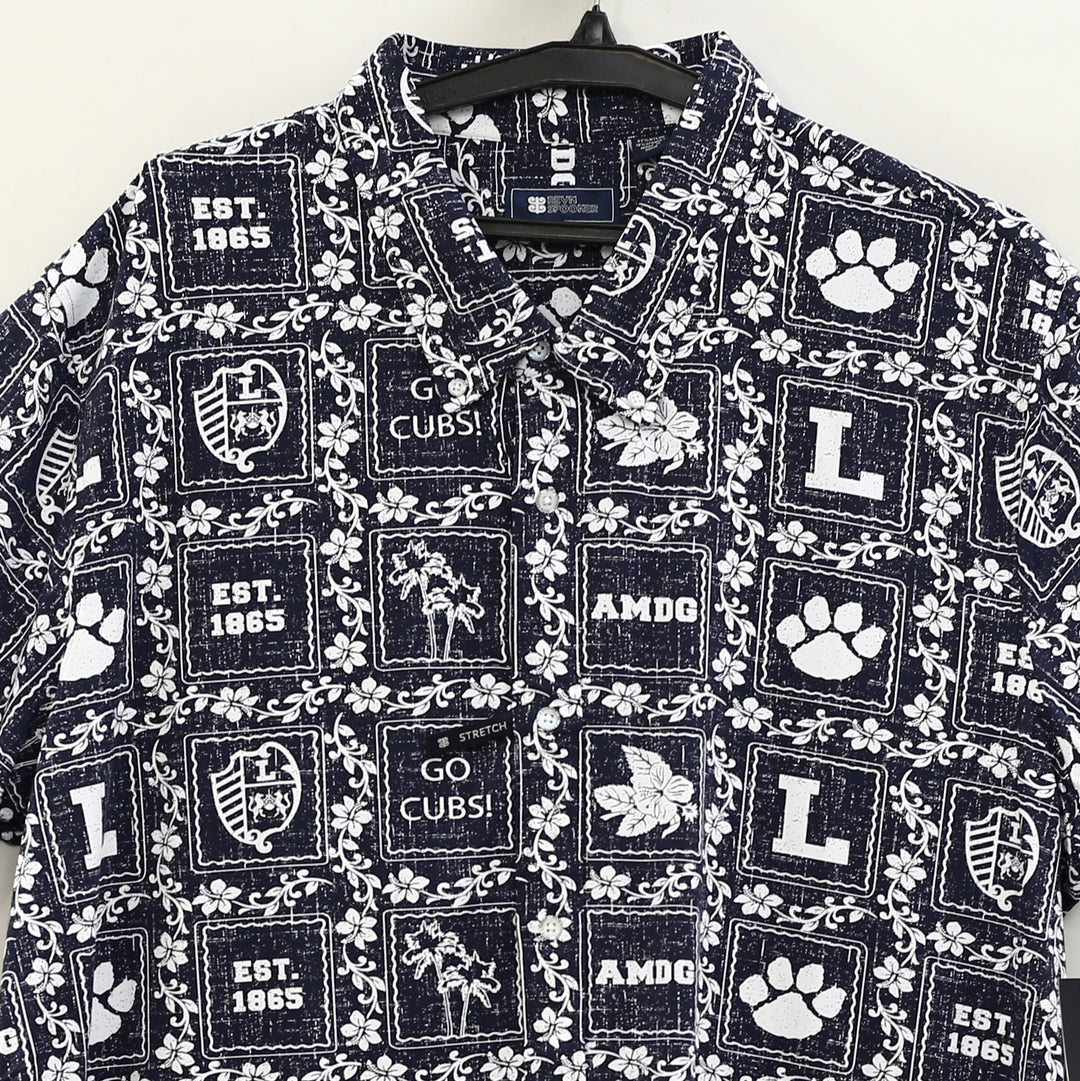 Reyn Spooner Short Sleeves Floral Printed Buttondown Men's Shirt