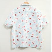 BODE Skiing Penguins Short Sleeve Men's Shirt