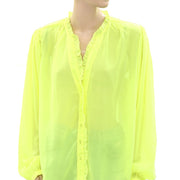 Sea New York Buttondown Long Sleeve Shirt Blouse Top