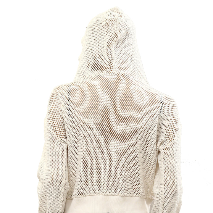 Daily Practice by Anthropologie Embroidered Mesh Hoodie