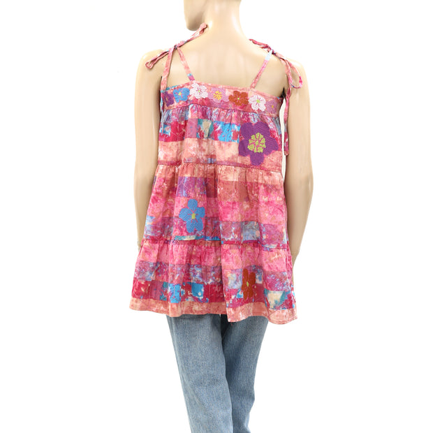 Kimchi Blue Urban Outfitters Lazy Daze Embroidered Babydoll Mini Dress