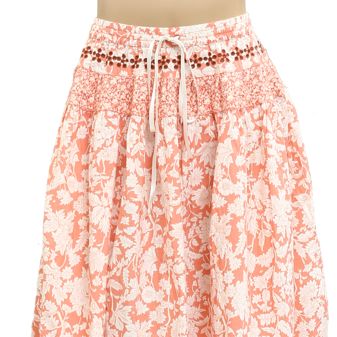 Free People Gesibelle Printed Maxi Skirt