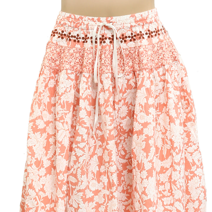Free People Gesibelle Printed Maxi Skirt