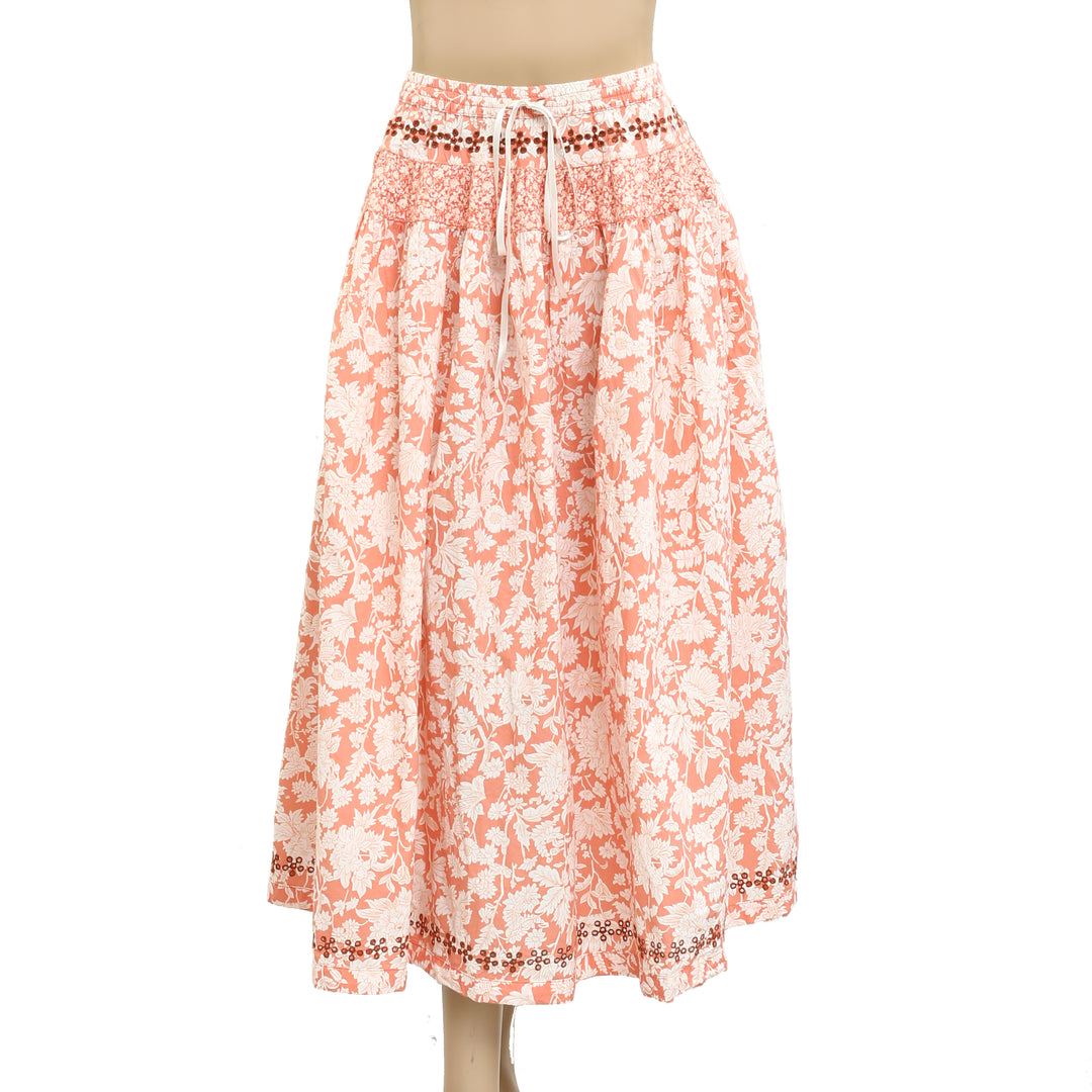 Free People Gesibelle Printed Maxi Skirt