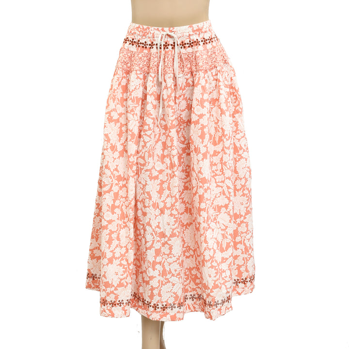 Free People Gesibelle Printed Maxi Skirt