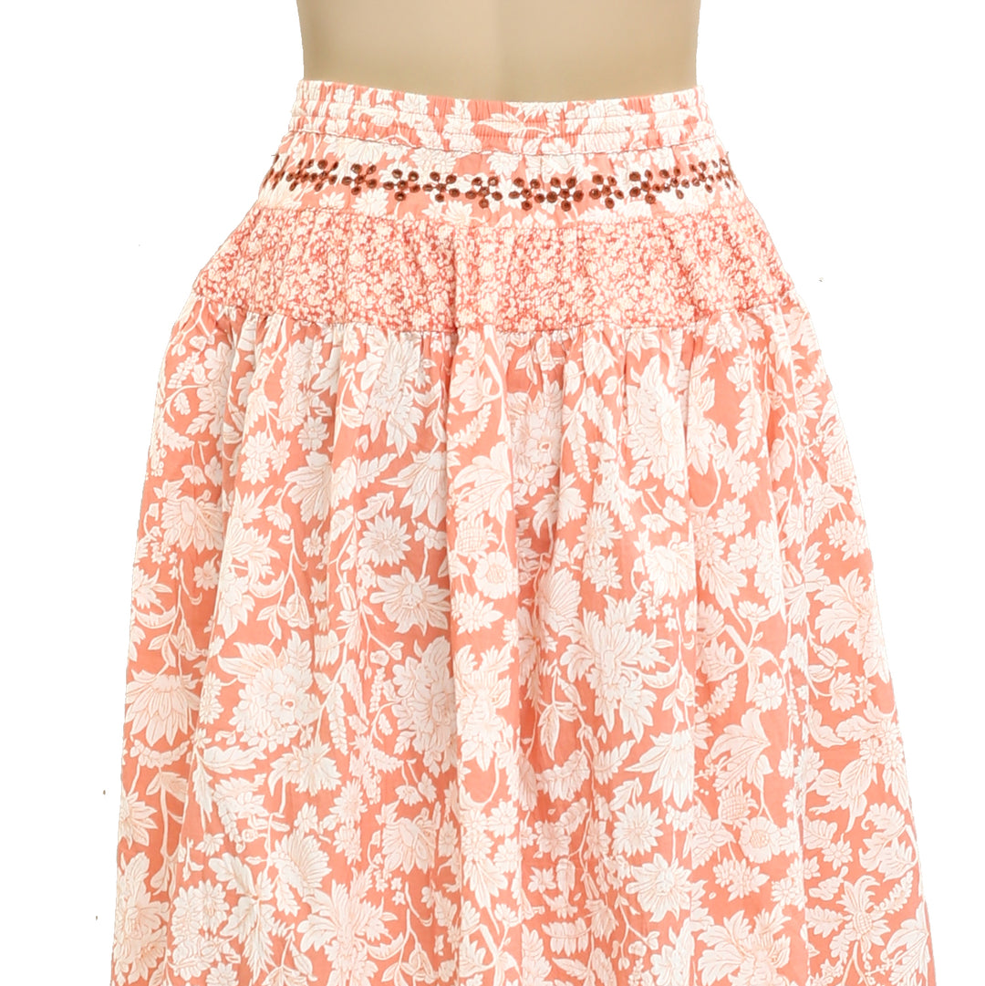 Free People Gesibelle Printed Maxi Skirt
