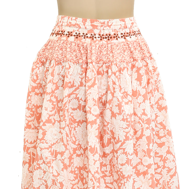 Free People Gesibelle Printed Maxi Skirt