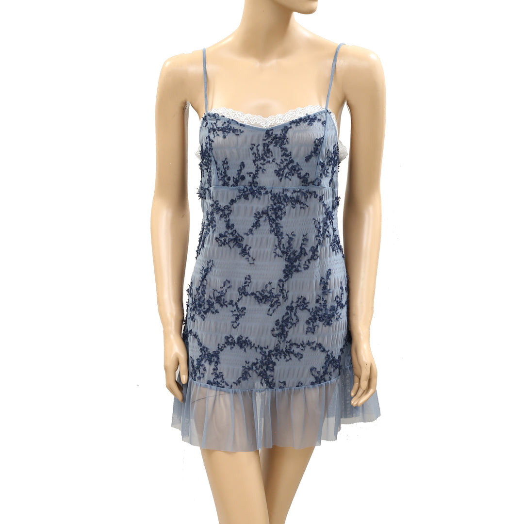 Free People Intimately Night We Met Embroidered Slip Dress