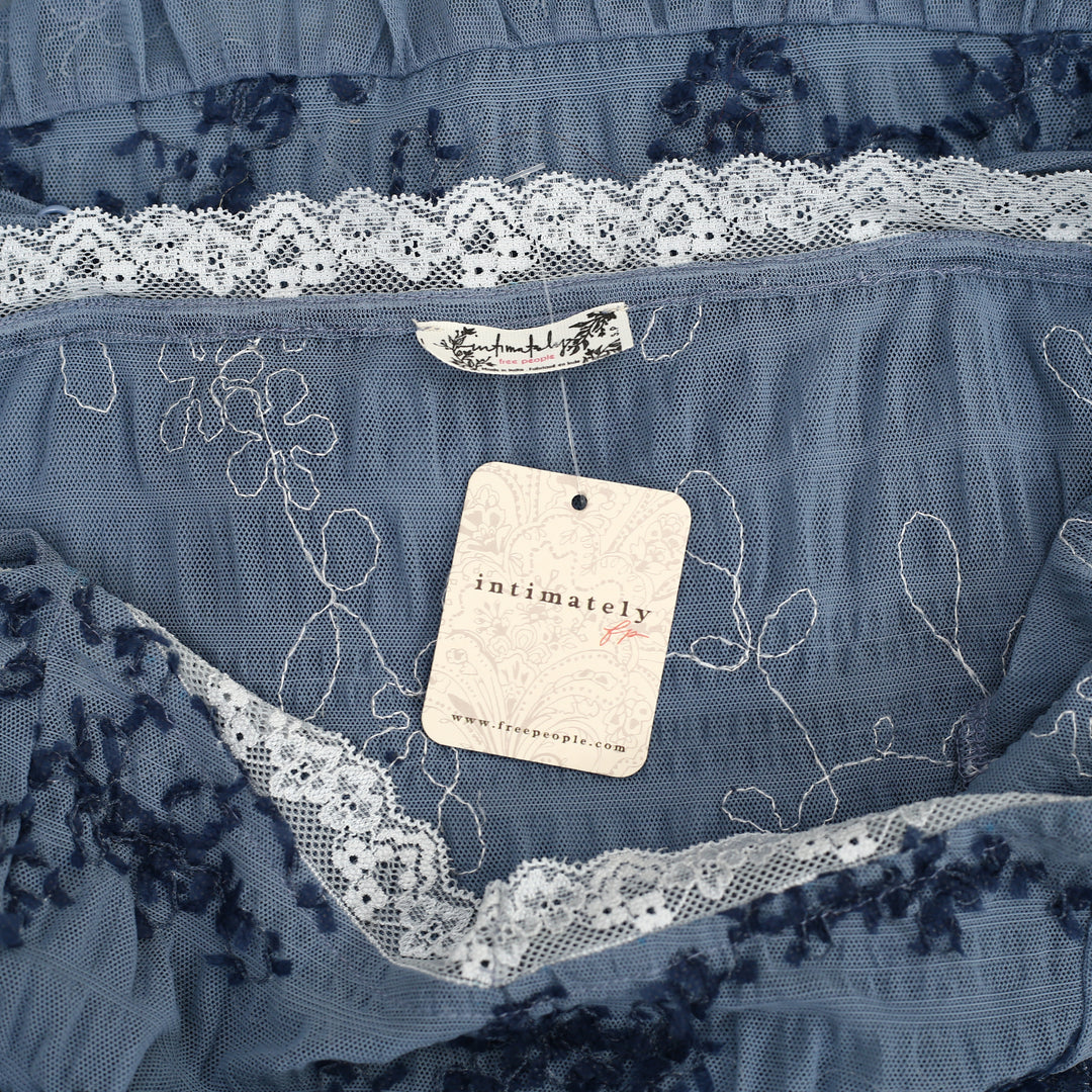 Free People Intimately Night We Met Embroidered Slip Dress