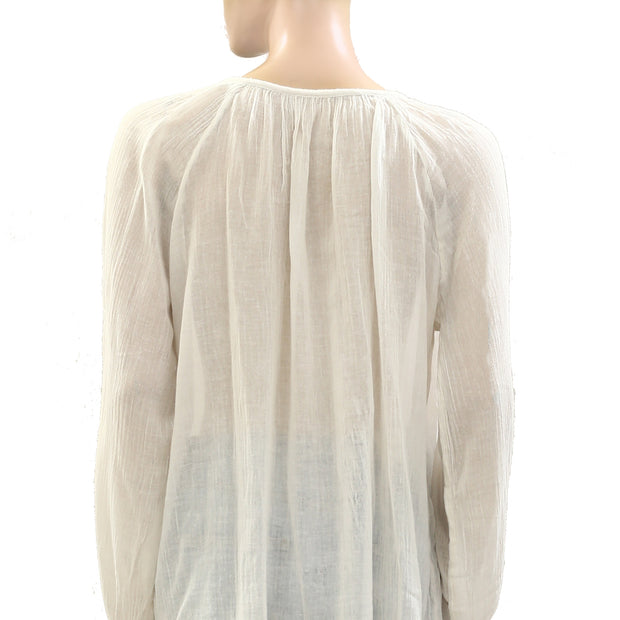 Denim & Supply Ralph Lauren Solid Long Sleeve Tunic Top