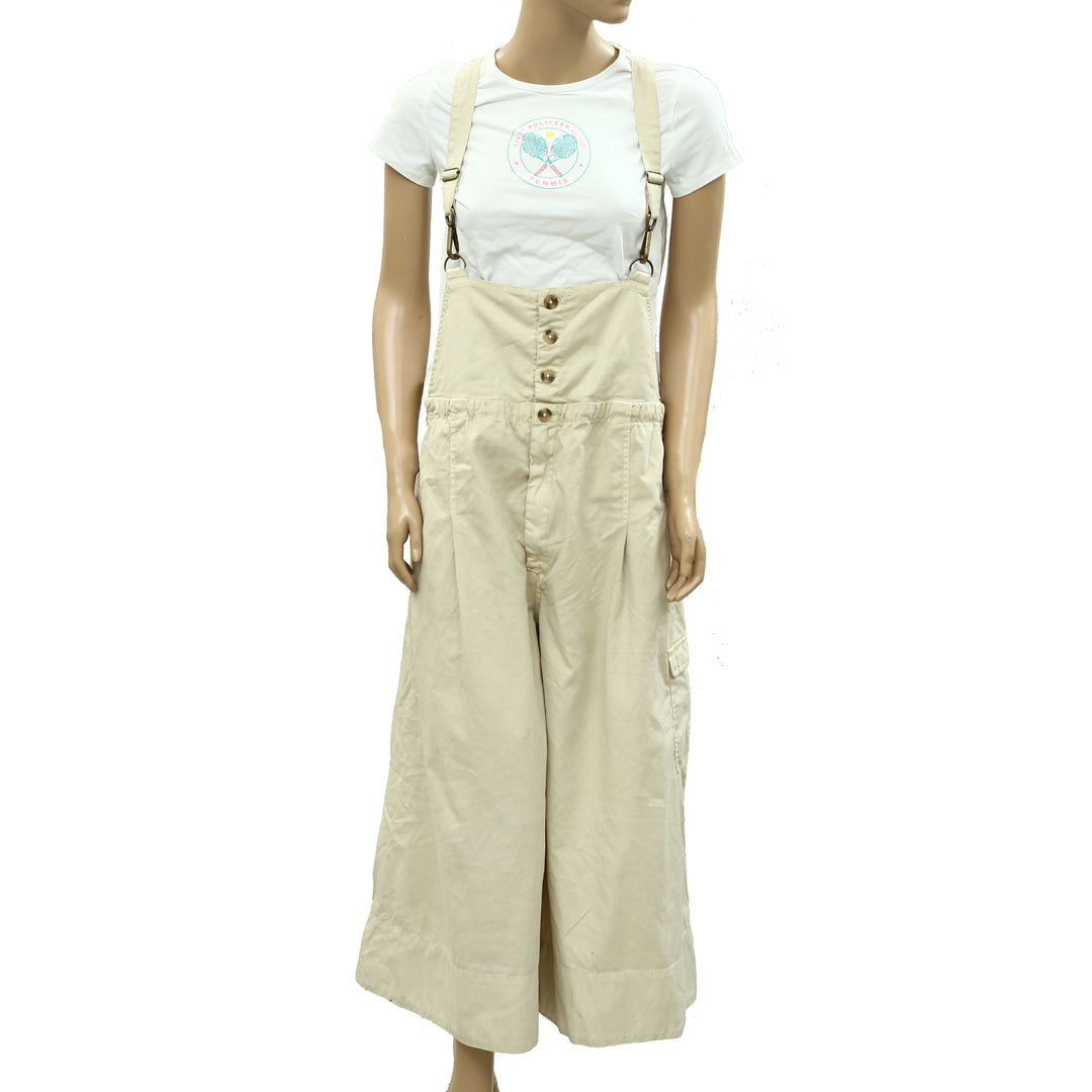 Anthropologie Pilcro Wide-Leg Crop Jumpsuit Dress