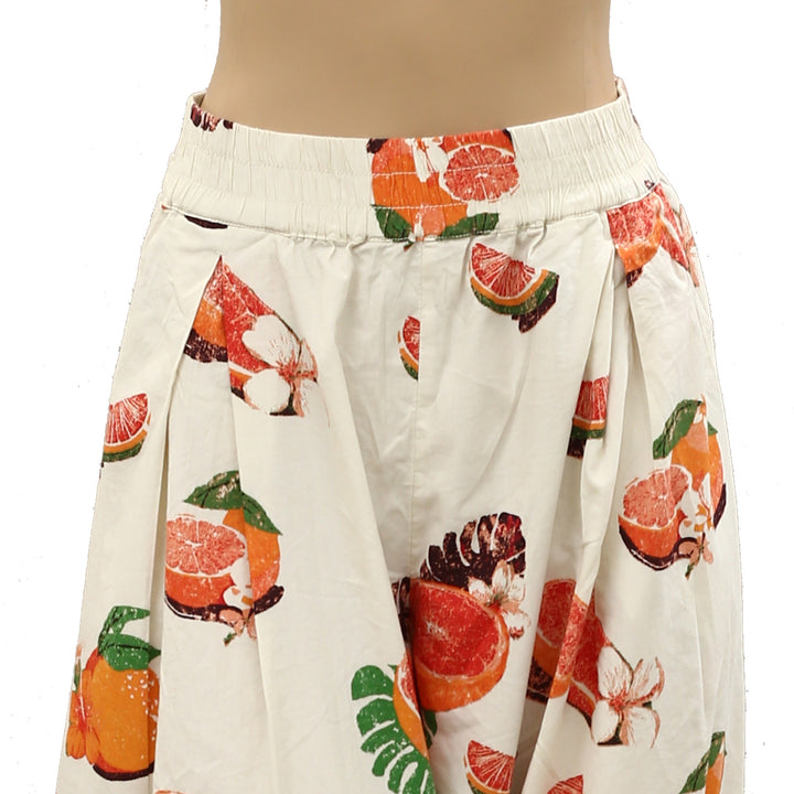 Free People Moonflower Printed Pull-On Balloon Pants