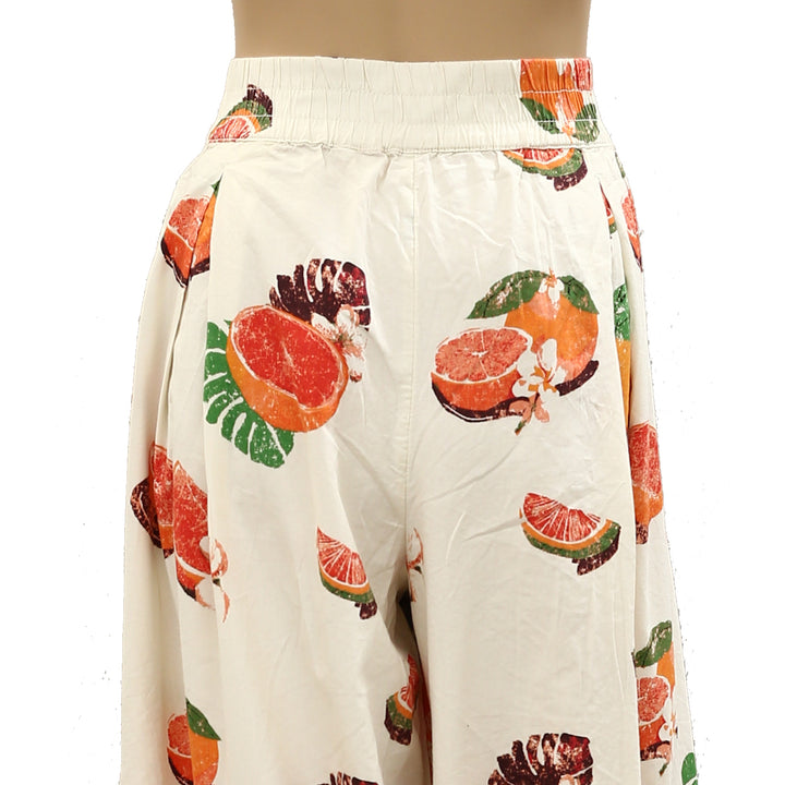 Free People Moonflower Printed Pull-On Balloon Pants