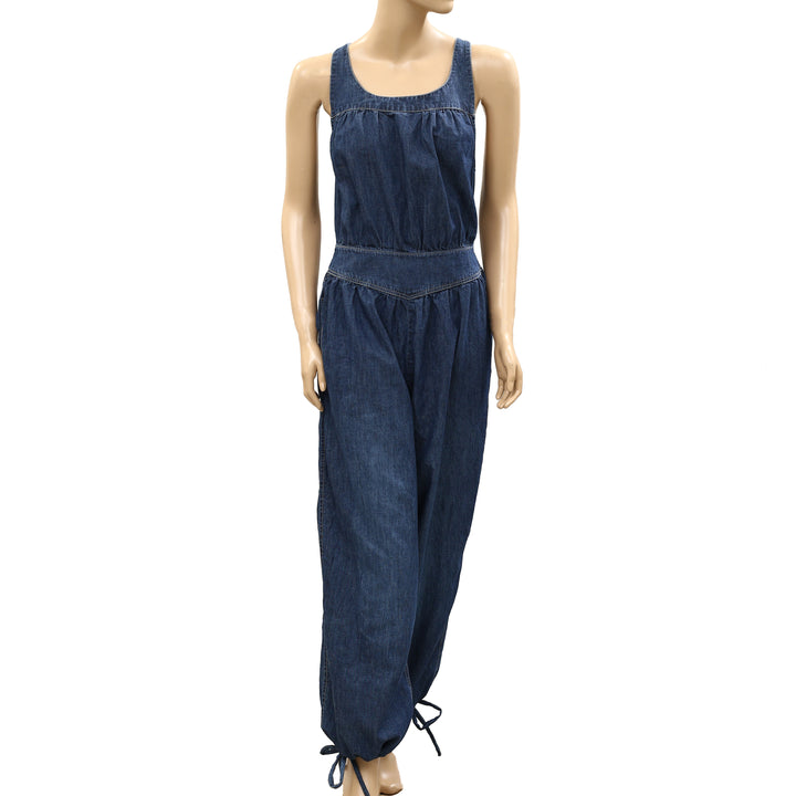 Free People We The Free Vintage Heirloom One-Piece Jumpsuit