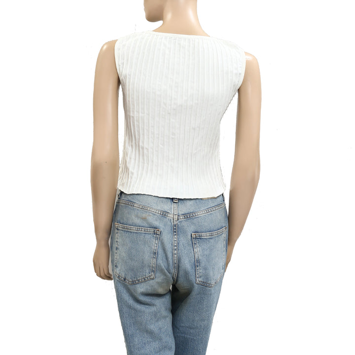 Free People Tilly Vest Blouse Top