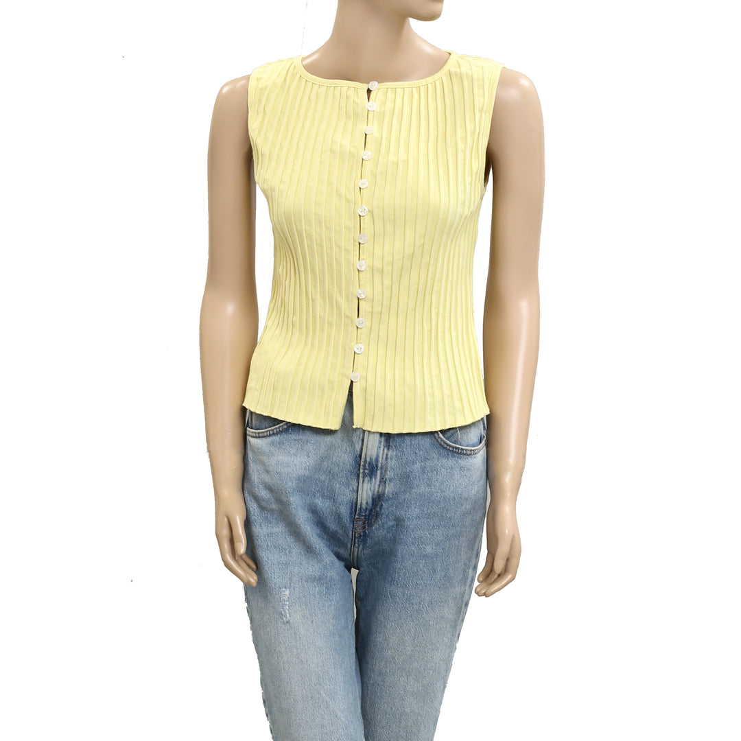 Free People Tilly Vest Blouse Top