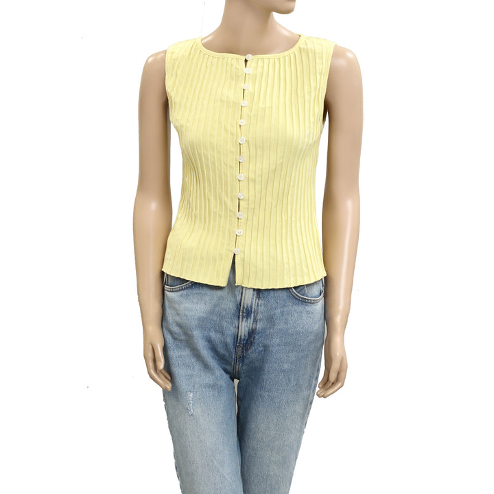 Free People Tilly Vest Blouse Top