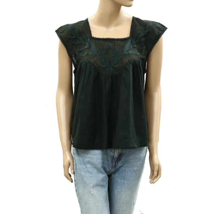 The Great The Dawn Embroidered Top
