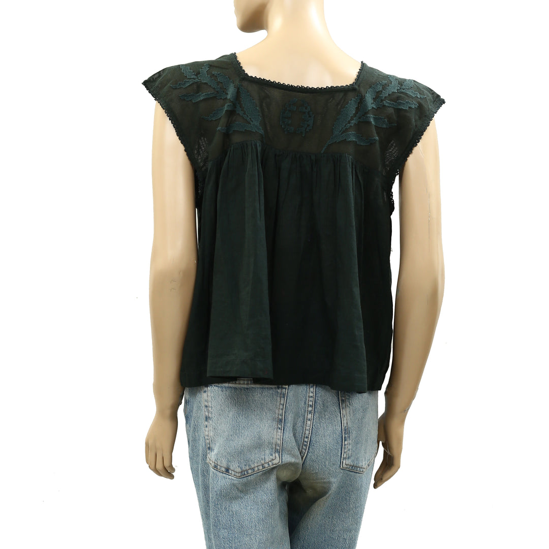 The Great The Dawn Embroidered Top