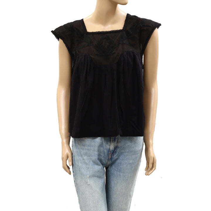 The Great The Dawn Embroidered Top