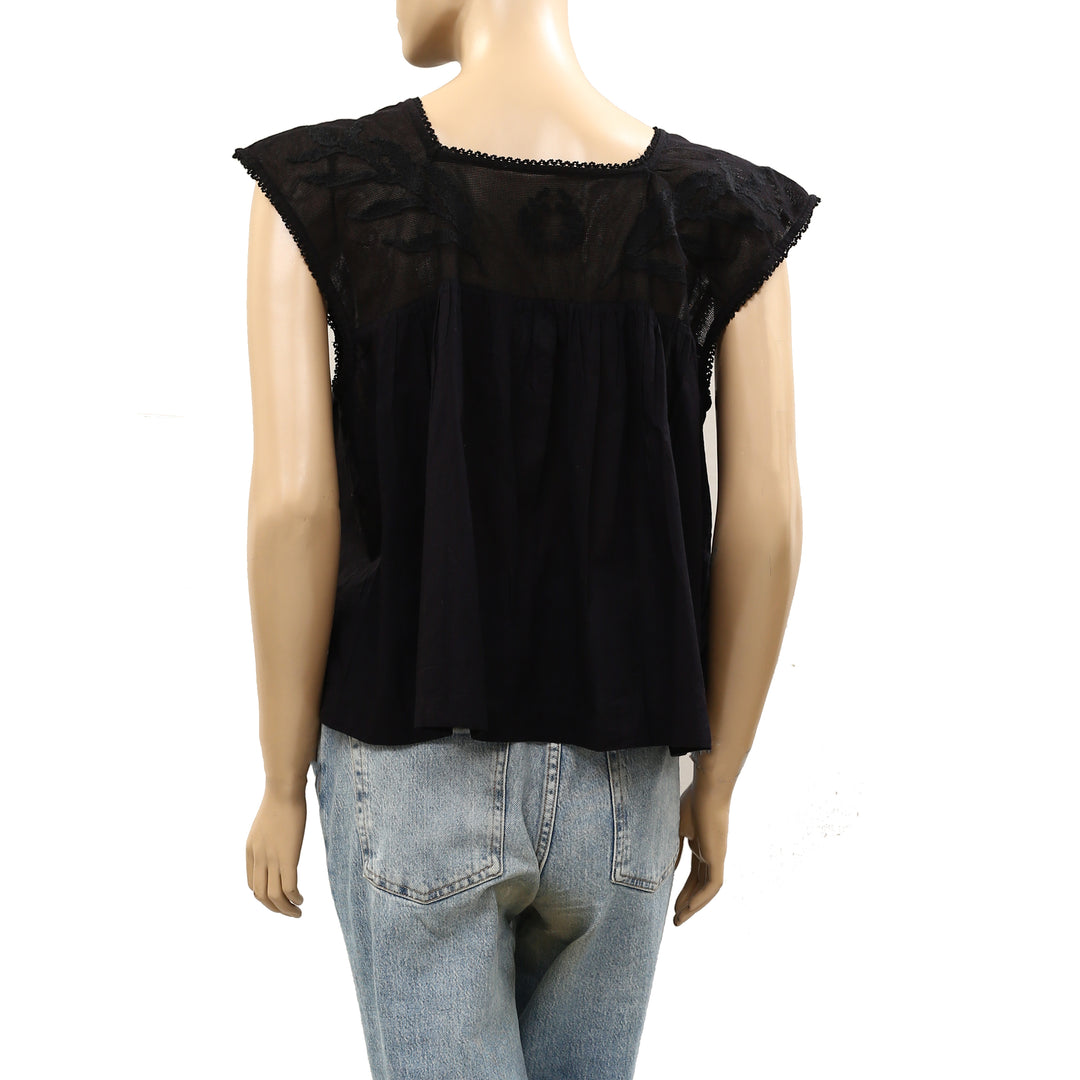 The Great The Dawn Embroidered Top