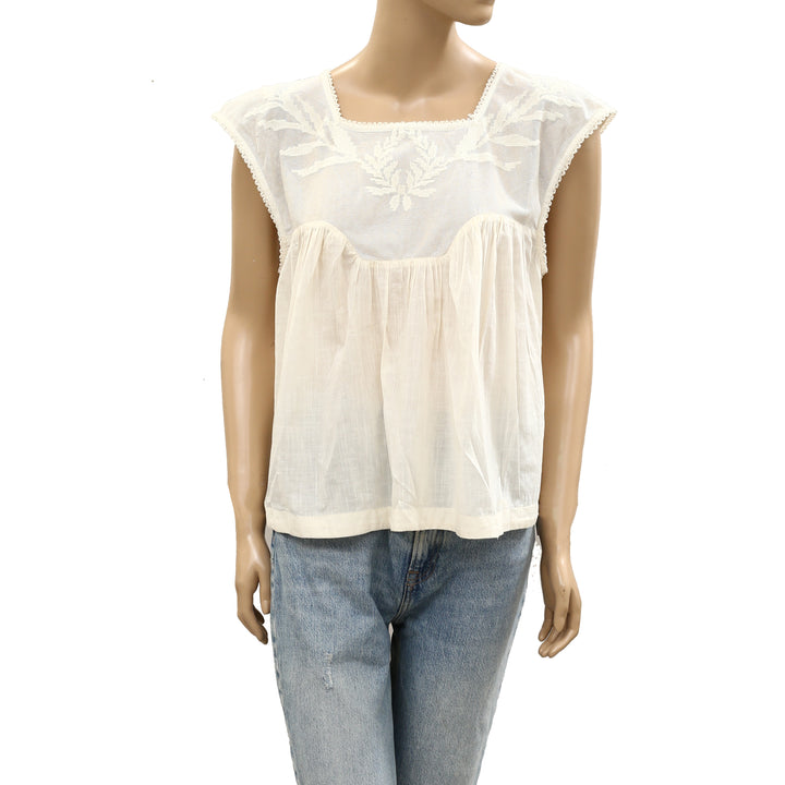 The Great The Dawn Embroidered Top