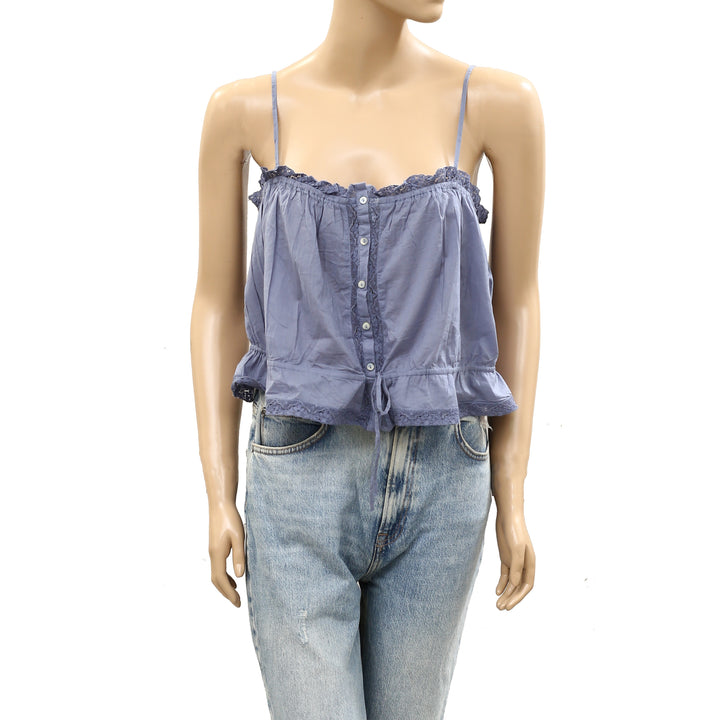 Free People Wistful Daydream Tube Cropped Top
