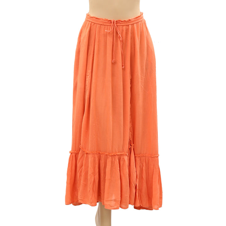 Free People Solid Maxi Skirt