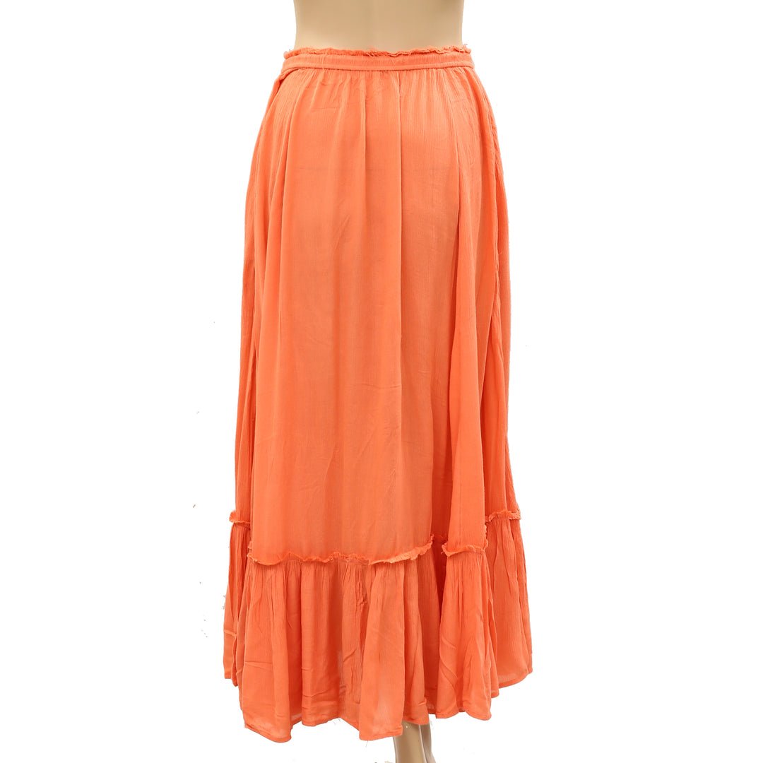 Free People Solid Maxi Skirt