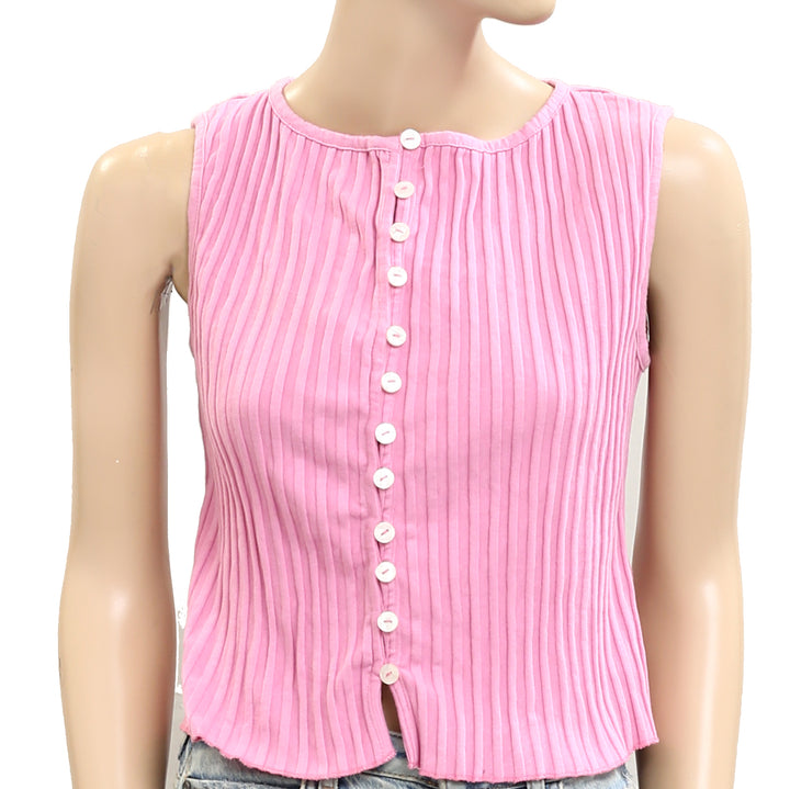 Free People Tilly Vest Blouse Top