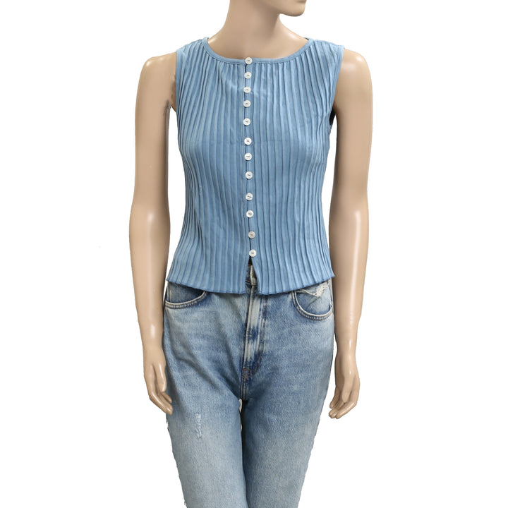 Free People Tilly Vest Blouse Top