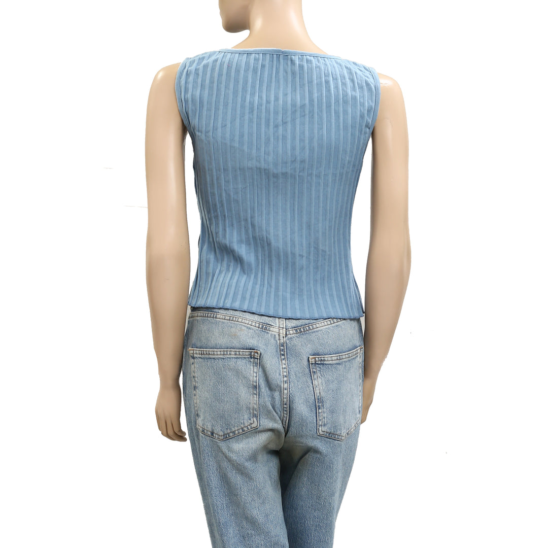 Free People Tilly Vest Blouse Top