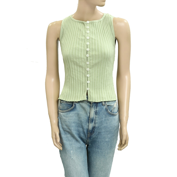 Free People Tilly Vest Blouse Top