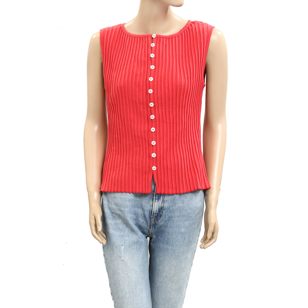 Free People Tilly Vest Blouse Top