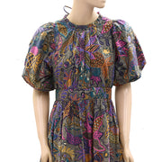 Love The Label Anthropologie Floral Printed Midi Dress