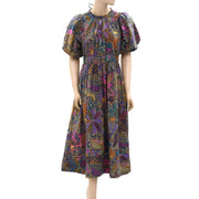 Love The Label Anthropologie Floral Printed Midi Dress