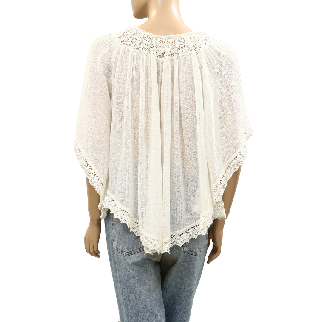 Denim & Supply Ralph Lauren Crochet Tunic Top