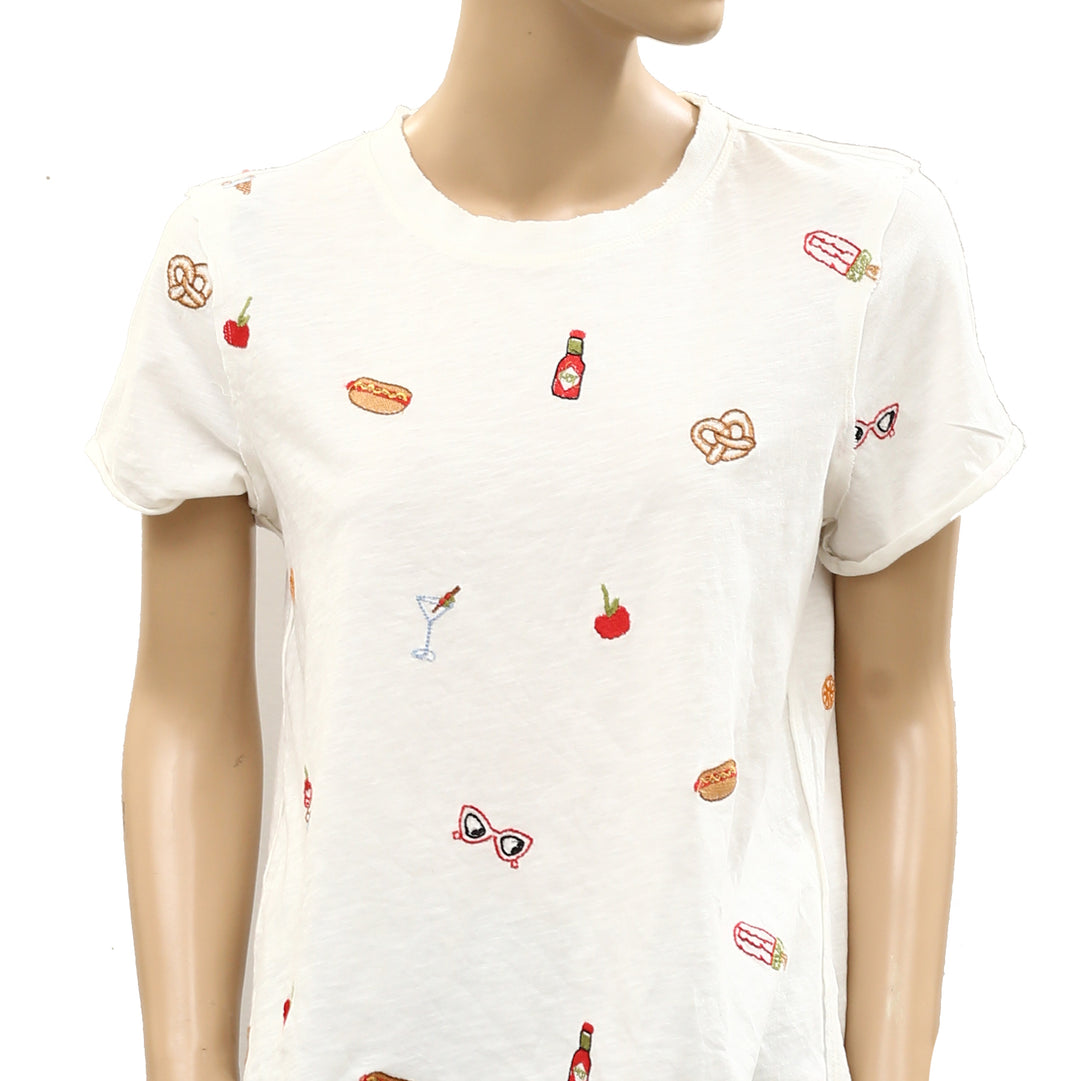Maeve Anthropologie The Caitlin Boxy T-Shirt