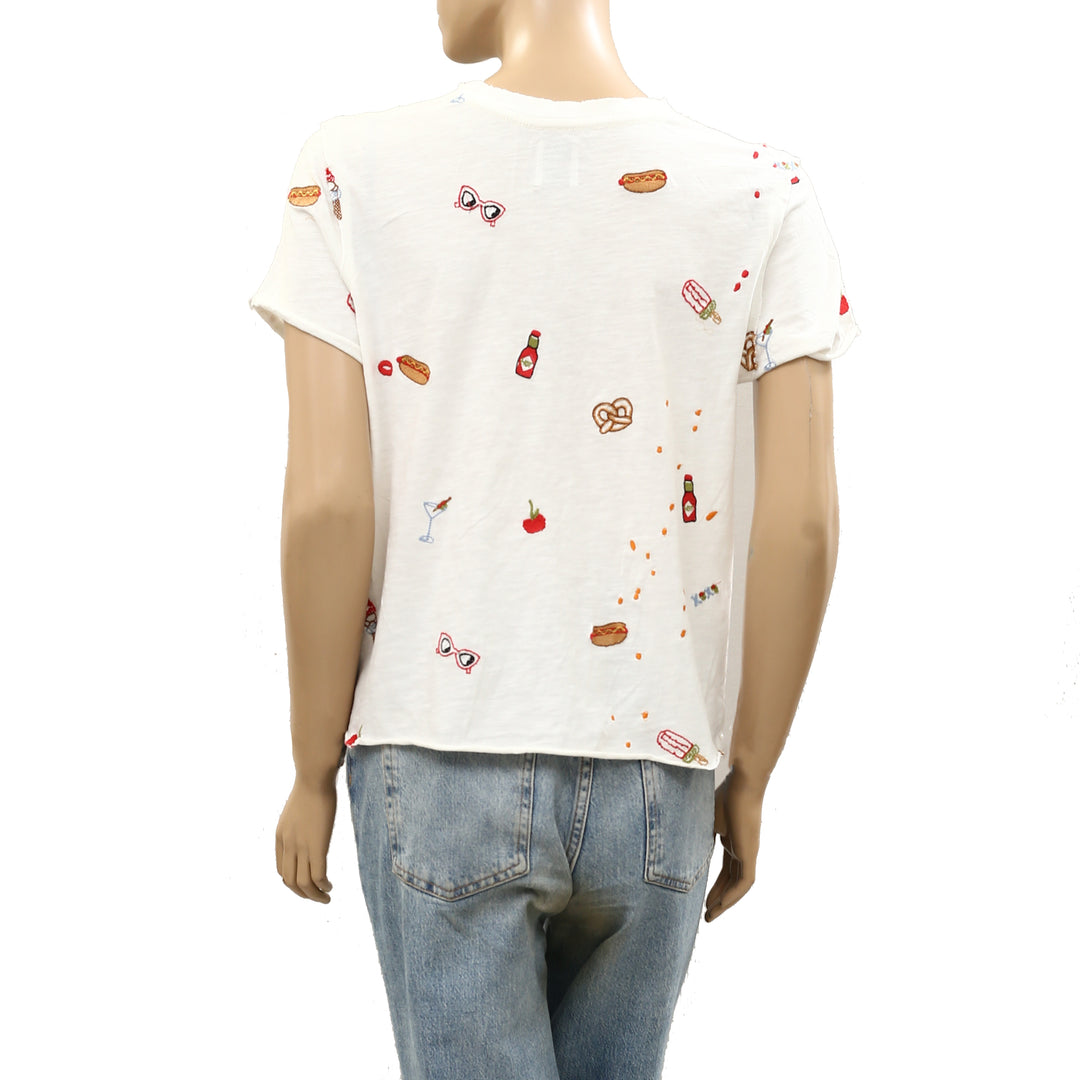 Maeve Anthropologie The Caitlin Boxy T-Shirt